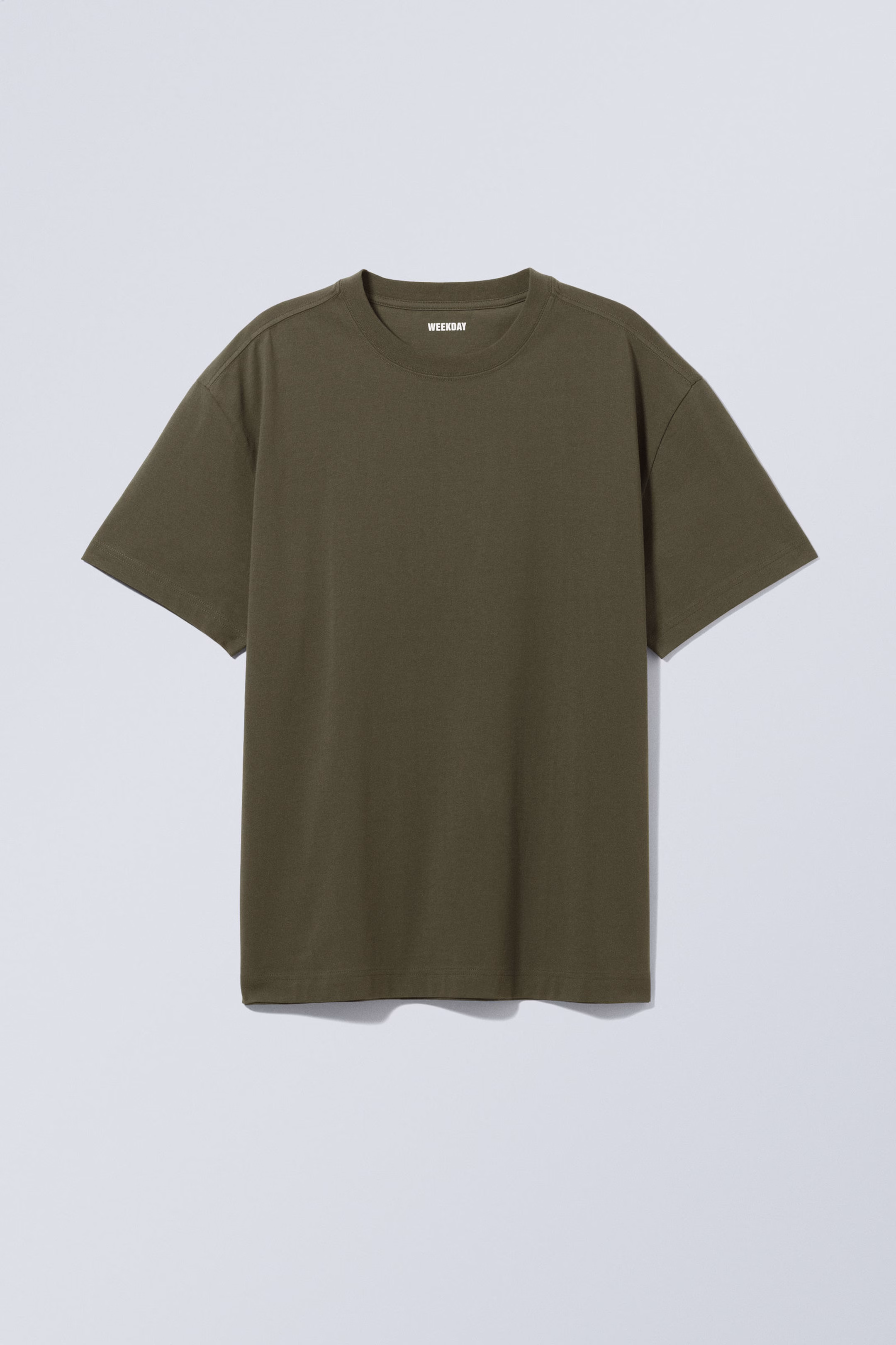 Skoggrønn Myk Oversized T-skjorte
